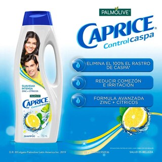 Foto 3 | Shampoo Caprice Control Caspa 2 En 1 750 Ml