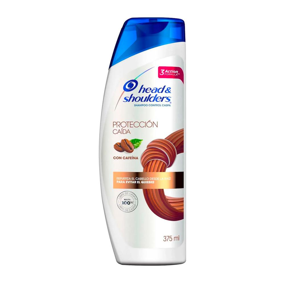Foto 2 pulgar | Shampoo Head & Shoulders Protección Caída con Cafeína 375 ml