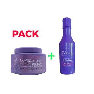 Foto 2 | Set De Champú Y Acondicionador Violeta De 500 Ml Y Crema Salonex 450 - Venta Internacional.
