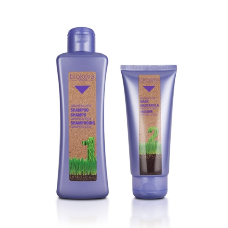 Kit De Champú Salerm Pro Biokera Pepita D Grapeology - Venta Internacional.
