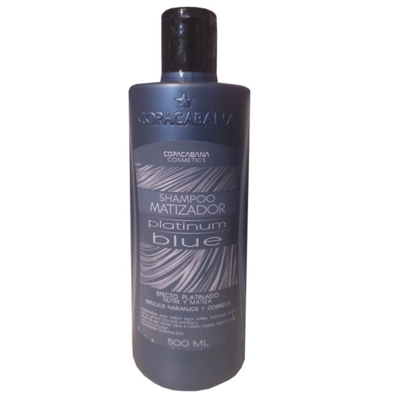 Foto 2 pulgar | Champú Blue Hair Clipper 500 Ml Platinum Effect - Venta Internacional.