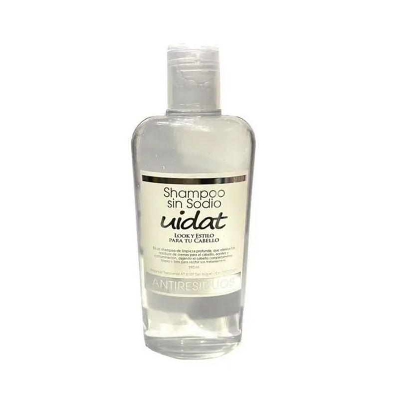 Champú Uidat Antiresiduos Sin Sal 390 Ml - Venta Internacional.