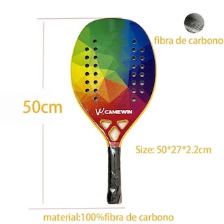 Foto 7 | Pala de Pádel Camewin de Fibra de Carbono 18k 360g + 10g - Venta Internacional
