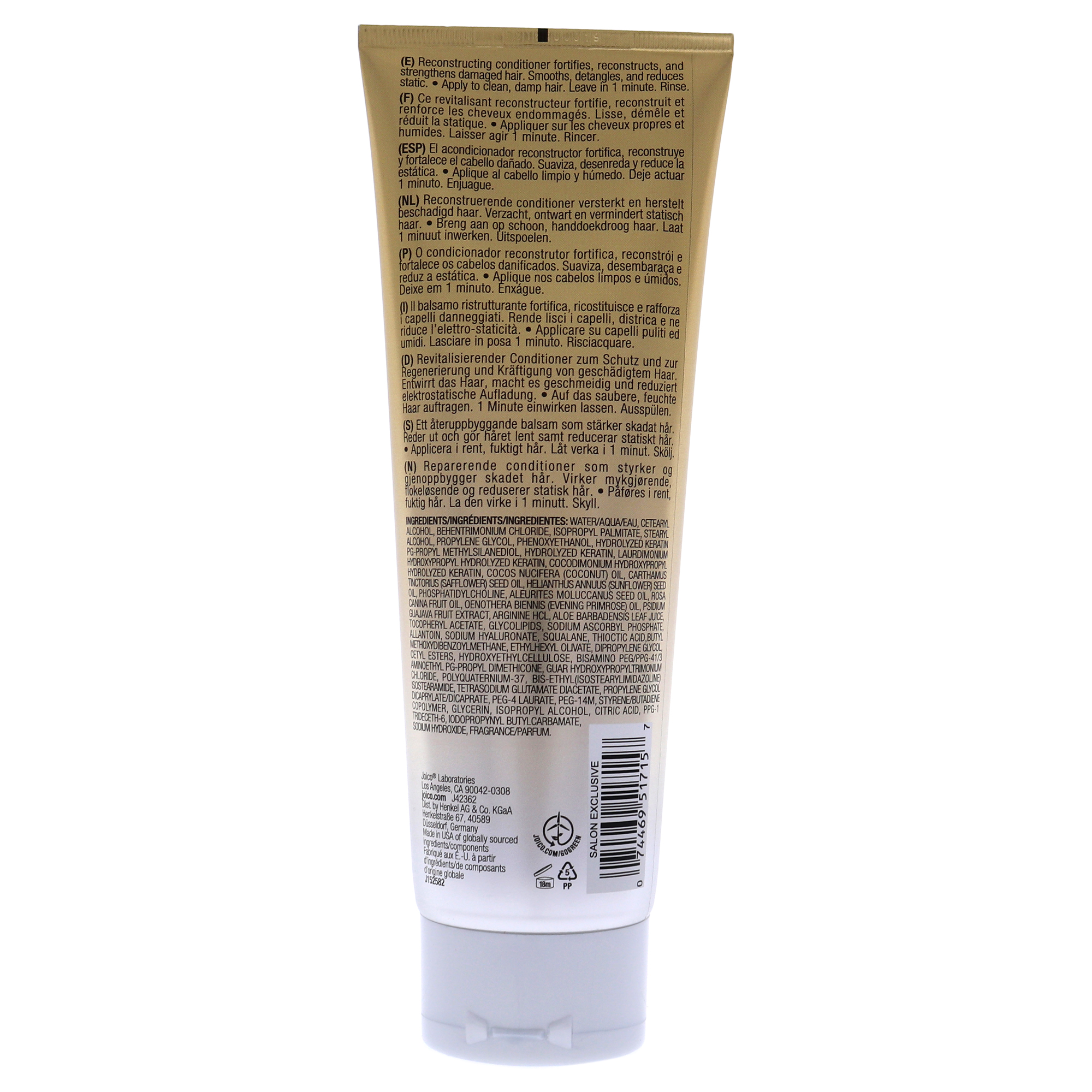 Foto 3 pulgar | Acondicionador Joico K-pak Rebuilding Unisex 250 Ml - Venta Internacional