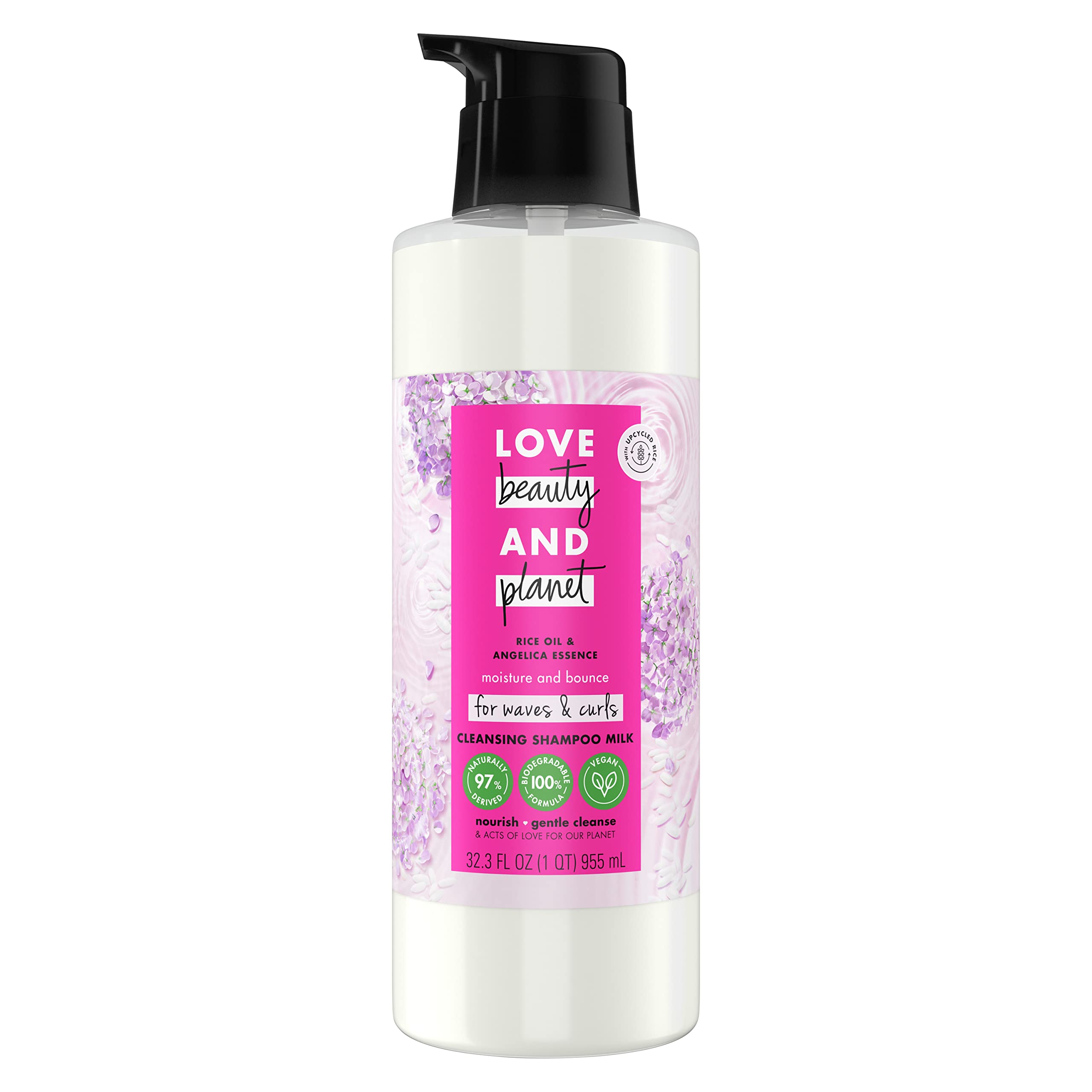 Foto 1 | Champú Love Beauty and Planet Milk Moisture and Bounce 955 Ml - Venta Internacional