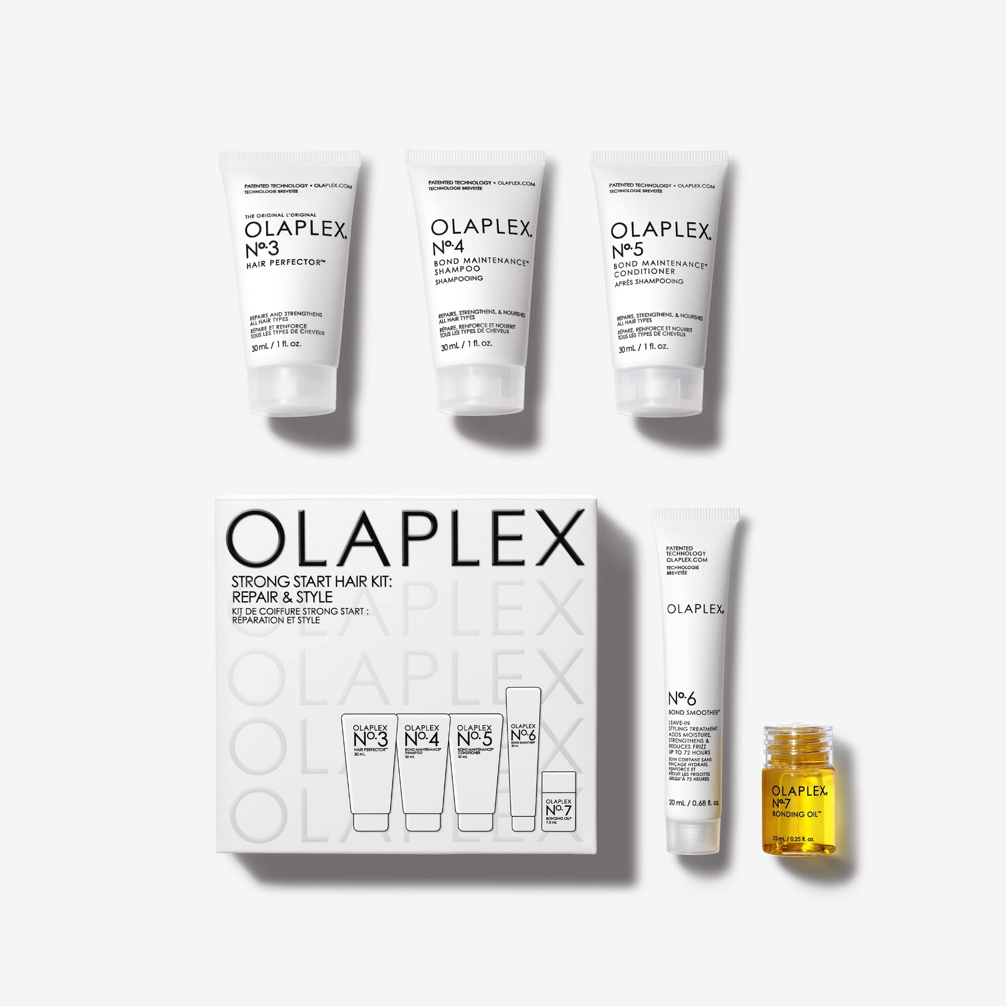 Kit para el Cabello Olaplex Strong Start Repair & Style - Venta Internacional $1,335