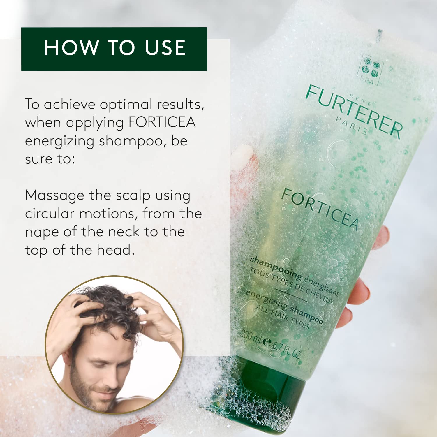 Foto 5 pulgar | Champú Rene Furterer Forticea Strengthening Vitality 600 ml - Venta Internacional