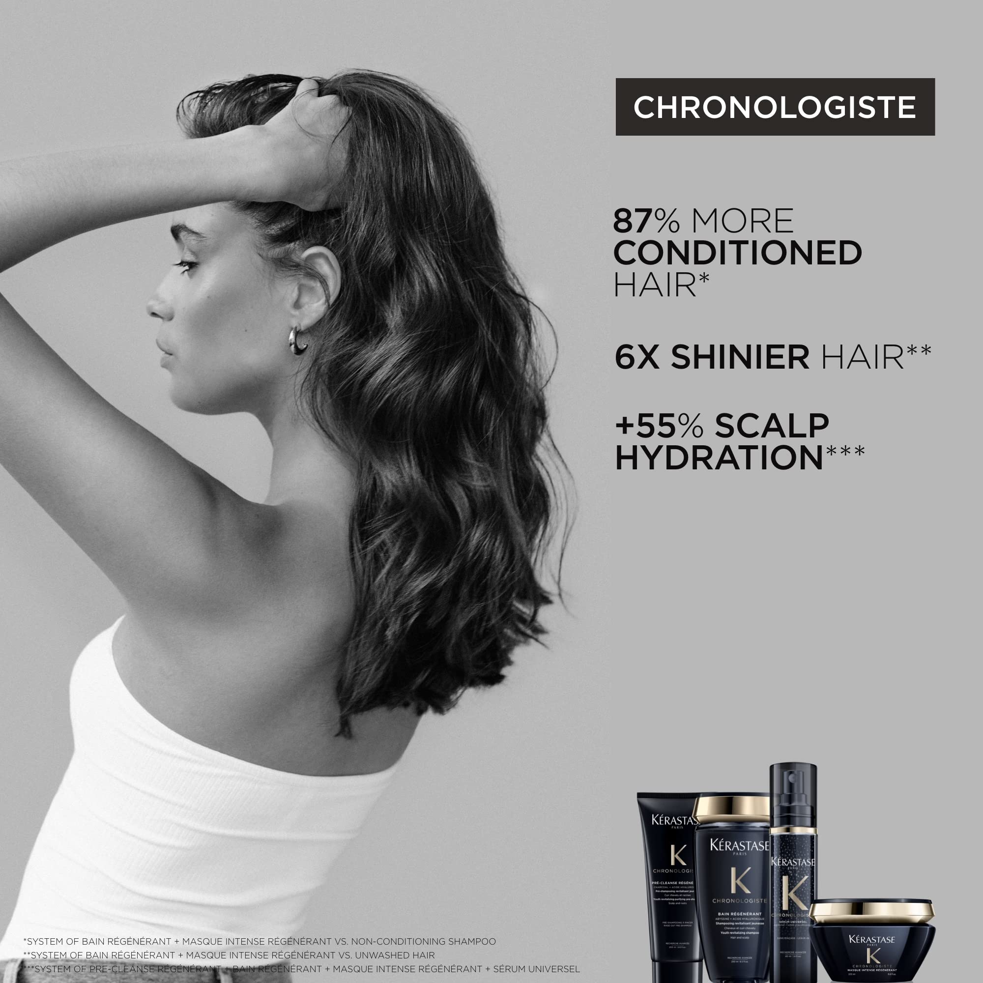 Foto 5 pulgar | Champú Kerastase Chronologiste Régénérant 250 ml - Venta Internacional