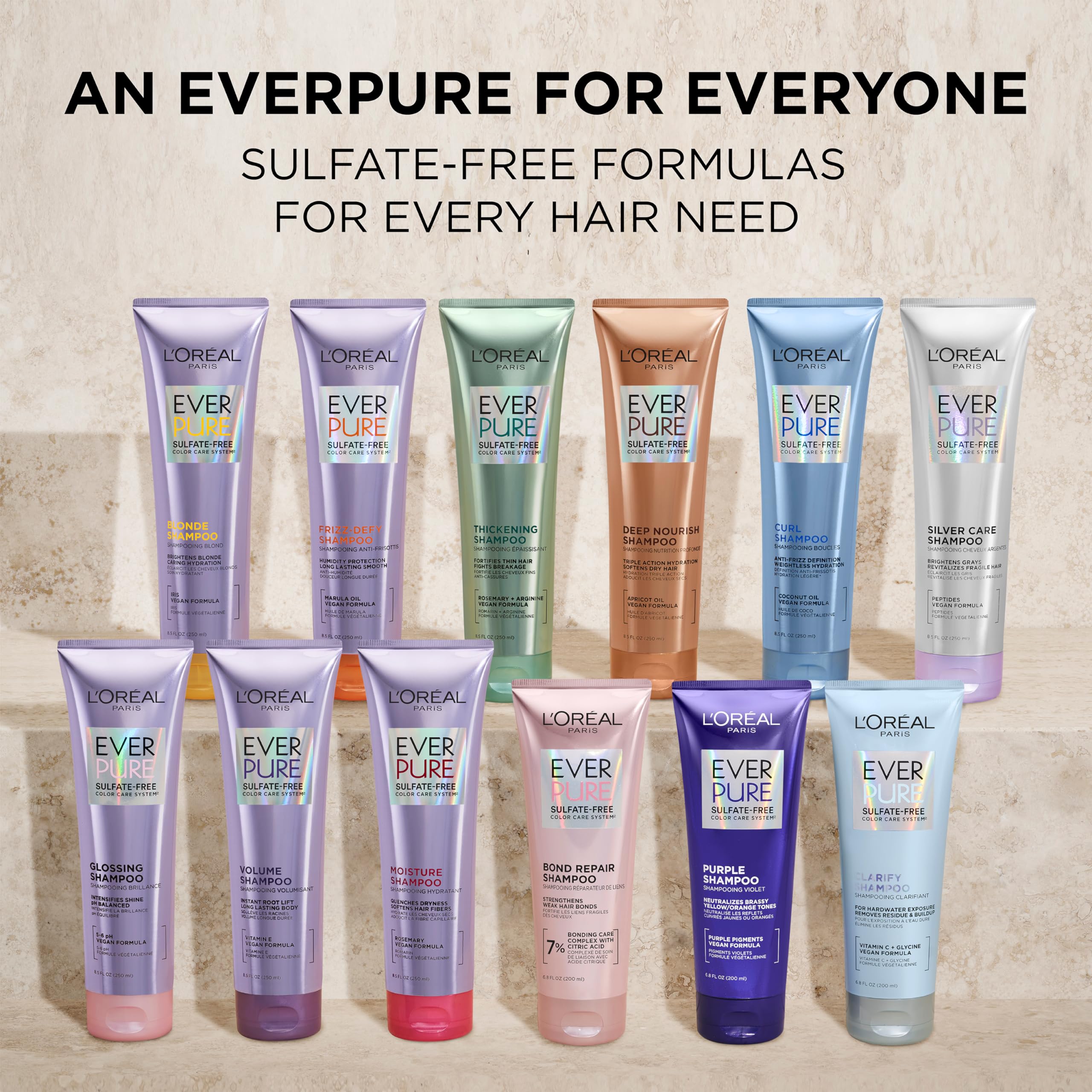 Foto 8 pulgar | Acondicionador L'oreal Paris Everpure Frizz-defy Sin Sulfatos 250 Ml - Venta Internacional