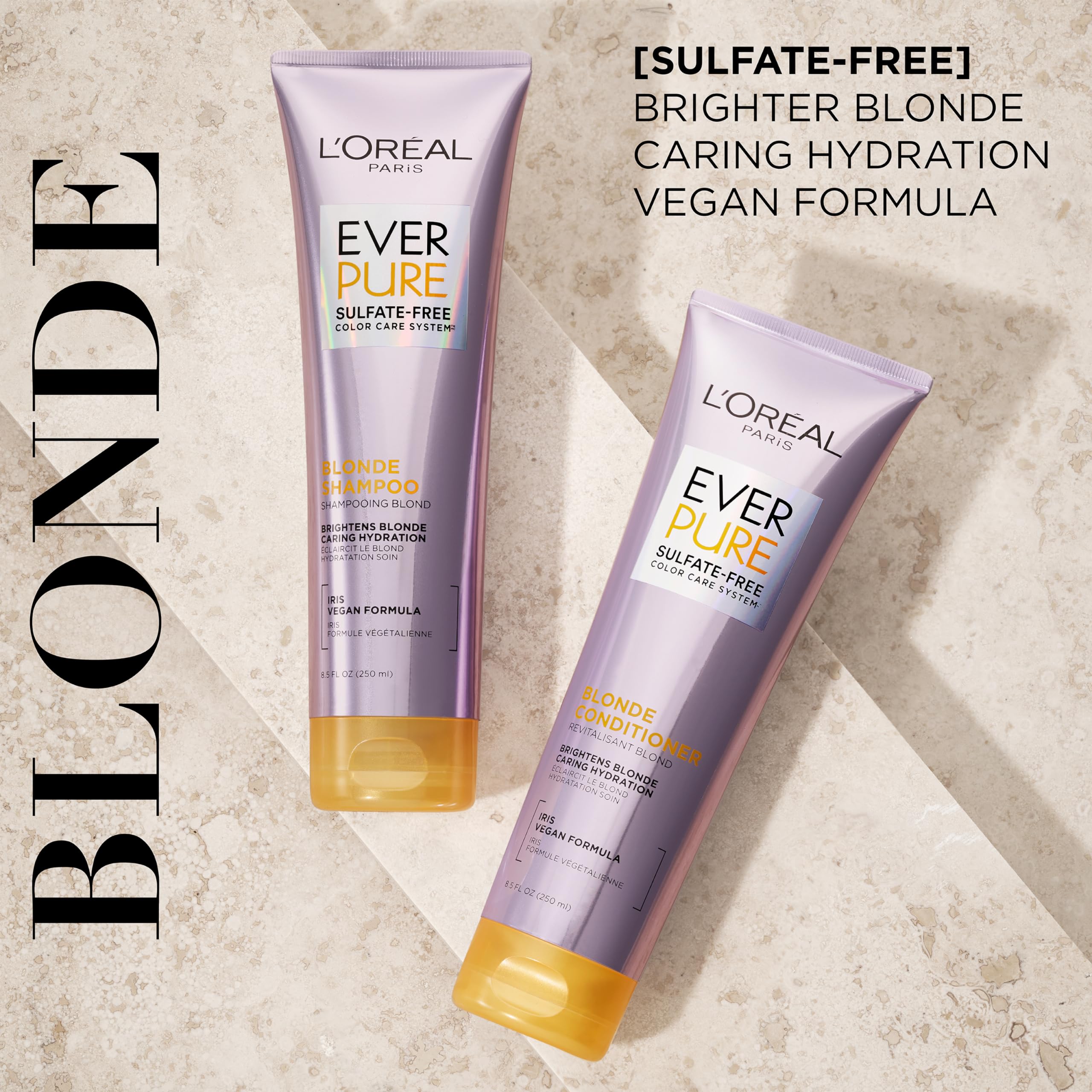 Foto 3 pulgar | Shampoo L'oréal Paris Everpure Blonde Sin Sulfatos 250 ml - Venta Internacional