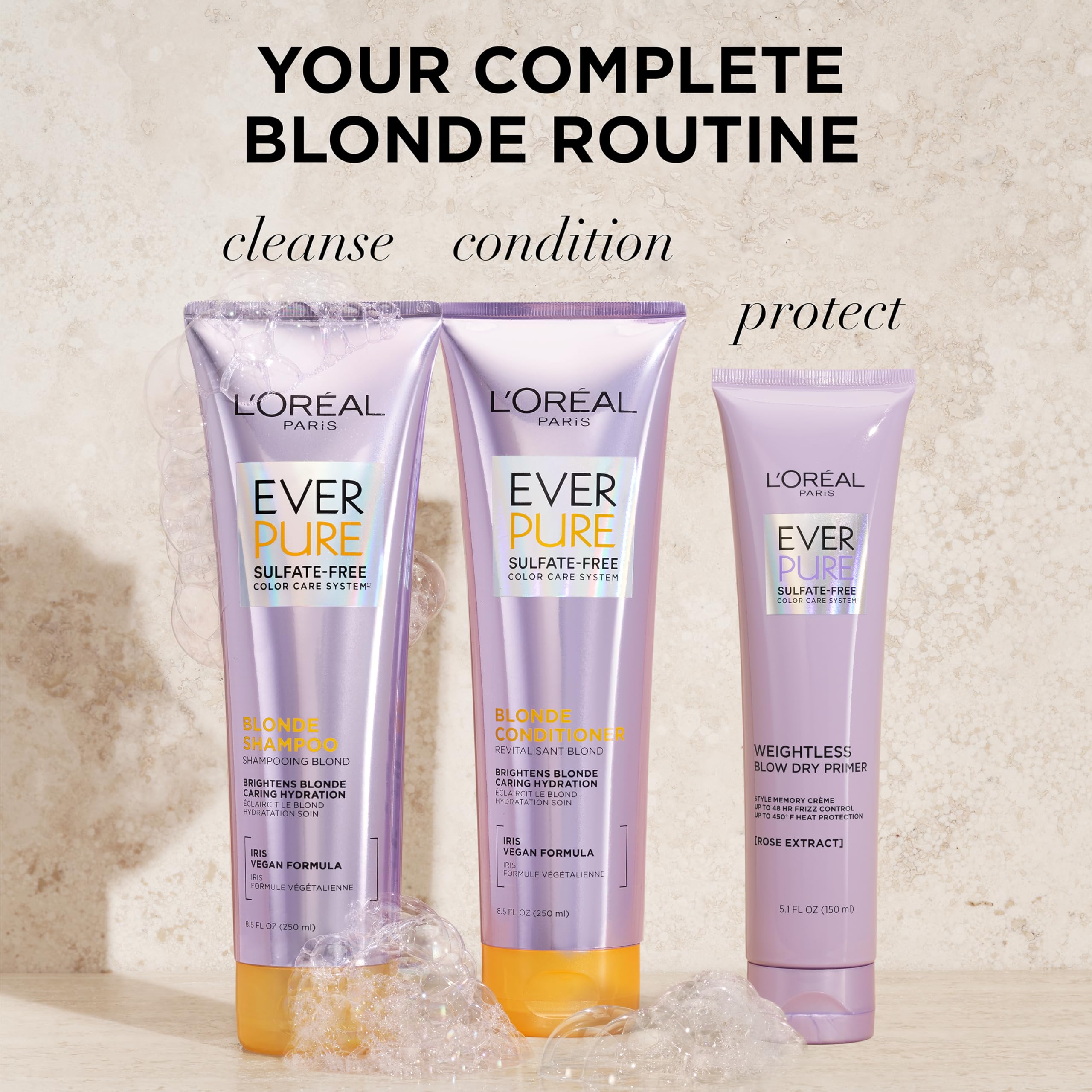 Foto 7 pulgar | Shampoo L'oréal Paris Everpure Blonde Sin Sulfatos 250 ml - Venta Internacional