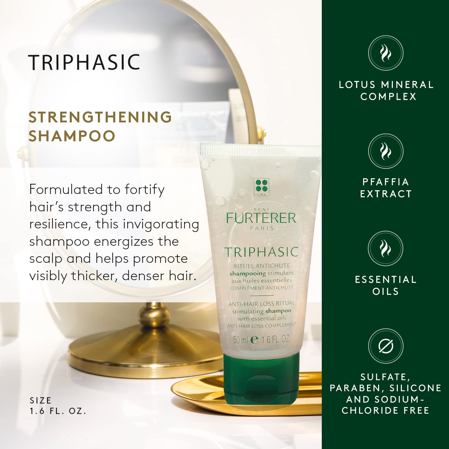 Foto 2 | Champú Rene Furterer Triphasic 50 Ml para Fortalecer el Cabello - Venta Internacional