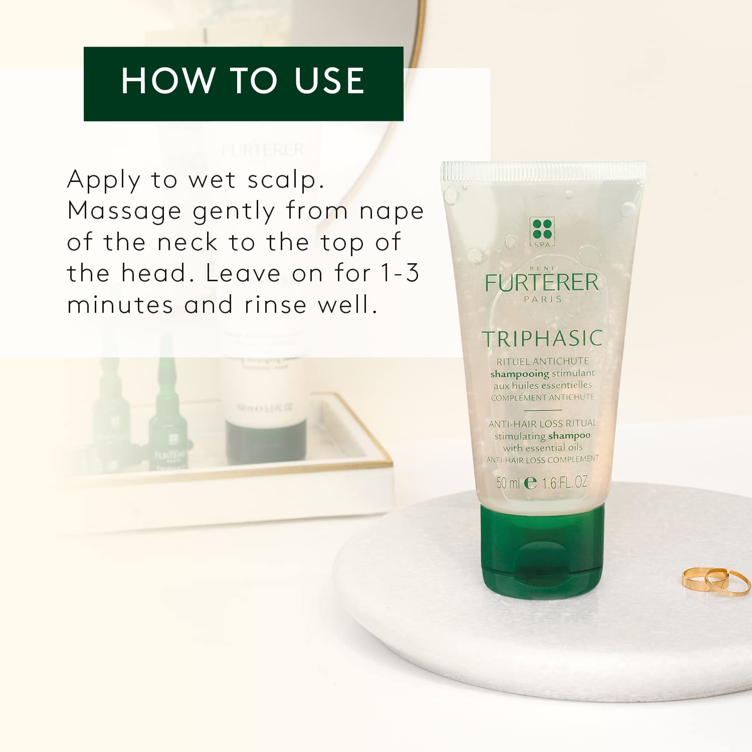 Foto 4 | Champú Rene Furterer Triphasic 50 Ml para Fortalecer el Cabello - Venta Internacional