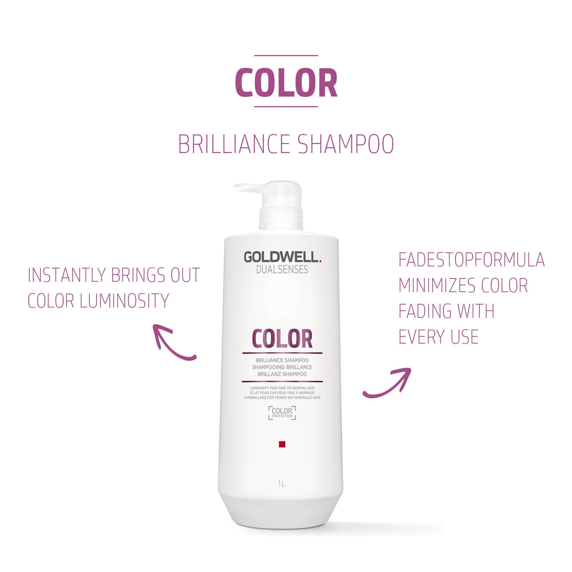 Foto 3 pulgar | Champú Goldwell Dualsenses Color Brilliance 1l - Venta Internacional