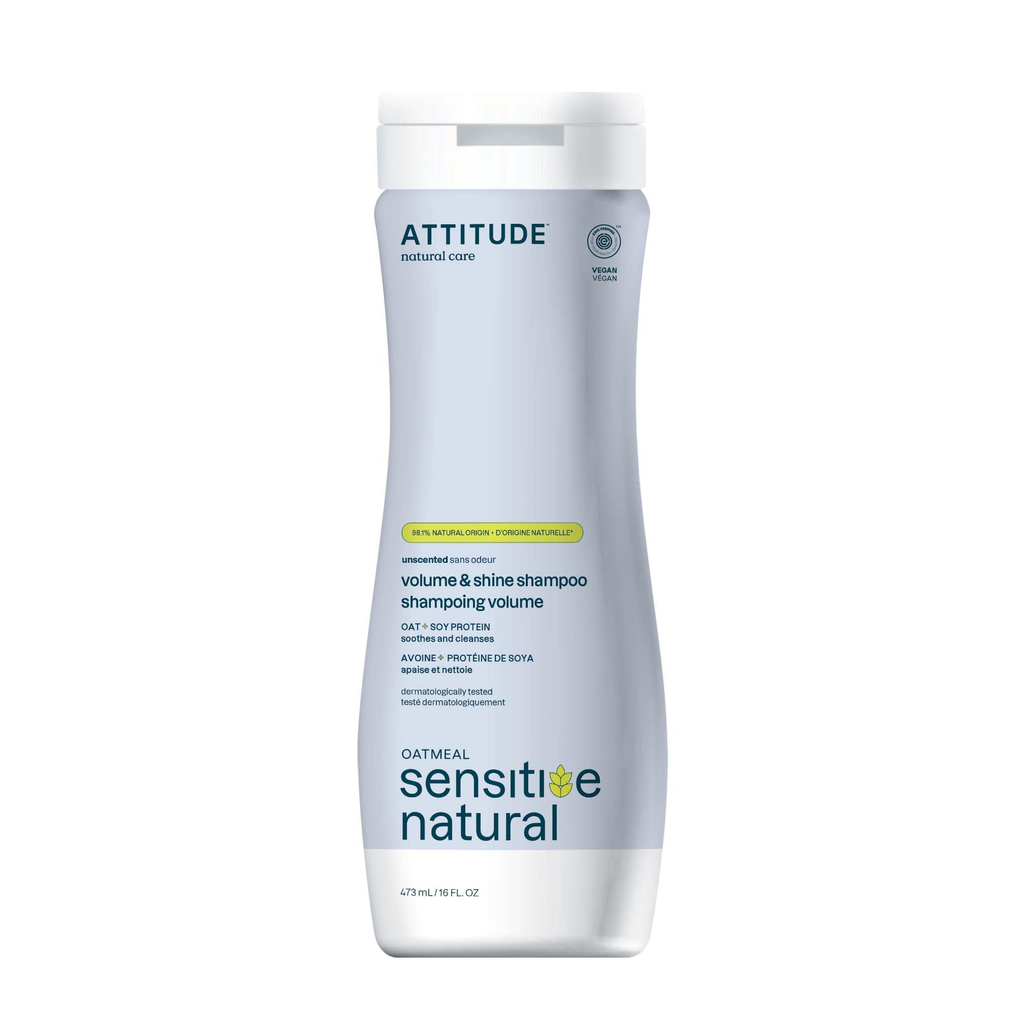 Foto 2 pulgar | Shampoo Attitude Volume And Shine Para Cuero Cabelludo Sensible Y Seco 480 Ml - Venta Internacional