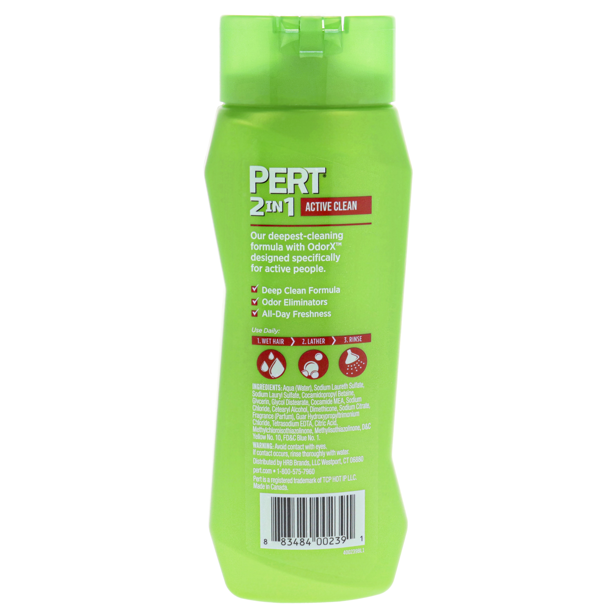 Foto 3 pulgar | Shampoo Y Acondicionador Pert 2 En 1 Active Clean 400 Ml - Venta Internacional