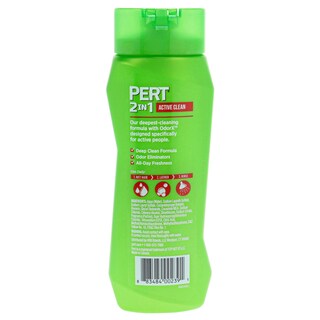 Foto 2 | Shampoo Y Acondicionador Pert 2 En 1 Active Clean 400 Ml - Venta Internacional