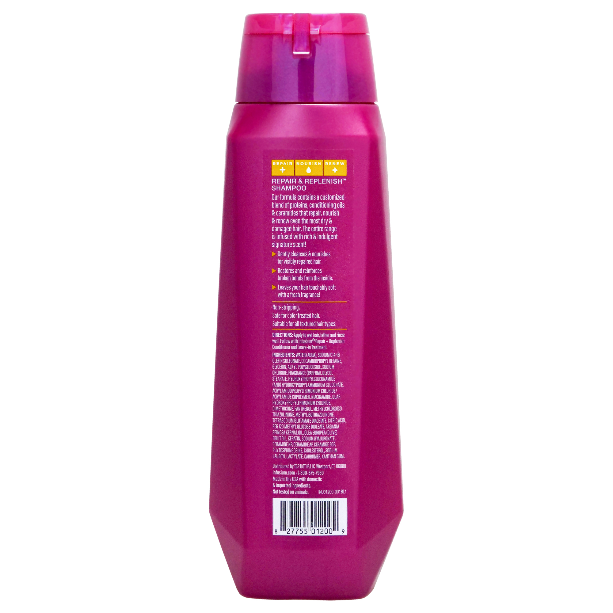 Foto 3 pulgar | Shampoo Infusium Repair And Replenish Nutrition 400 Ml - Venta Internacional