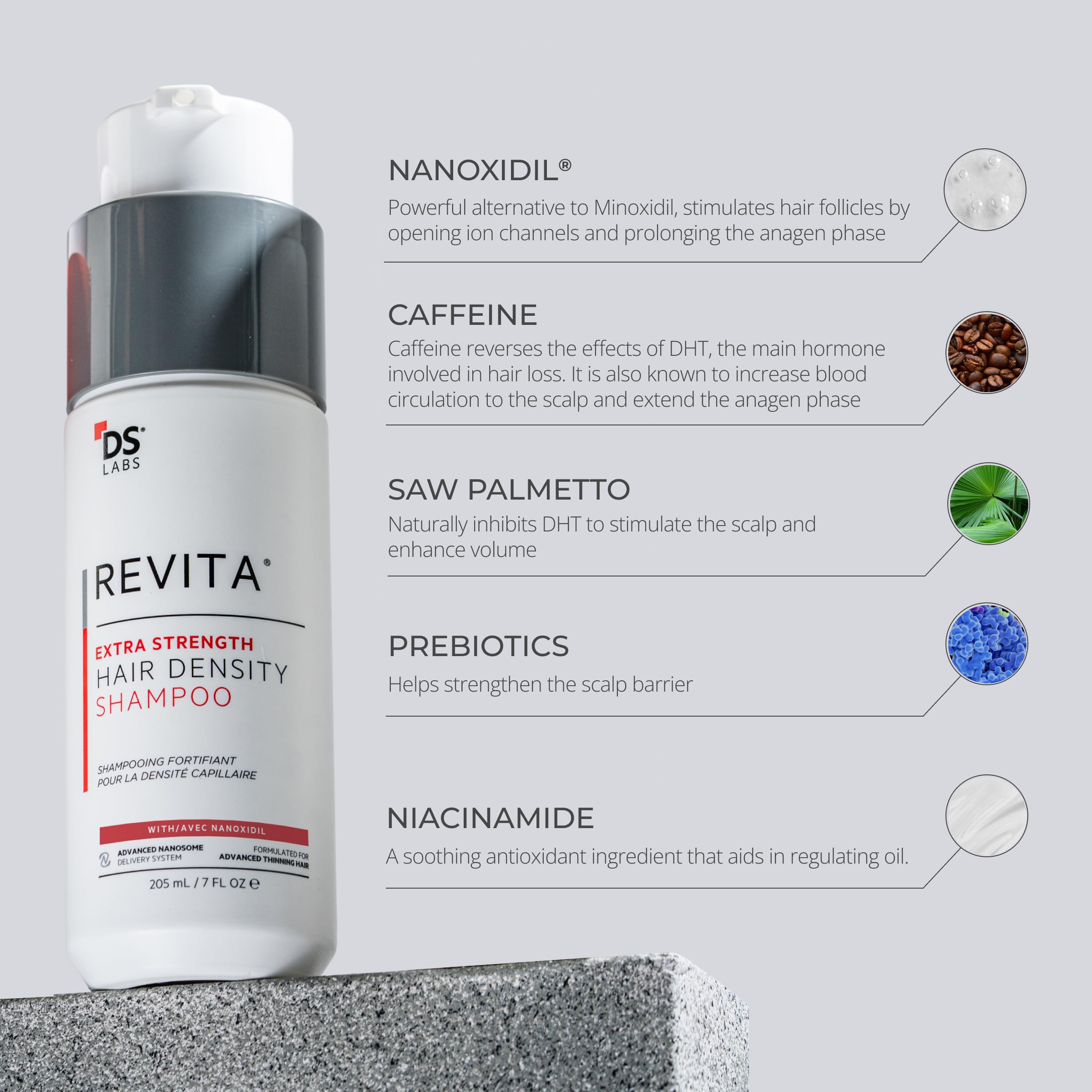 Foto 3 pulgar | Champú Ds Laboratories Revita Extra Strength Hair Growth - Venta Internacional