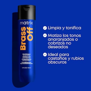 Foto 7 | Shampoo Matrix Brass Off Color Depositing de 300 ml - Venta Internacional