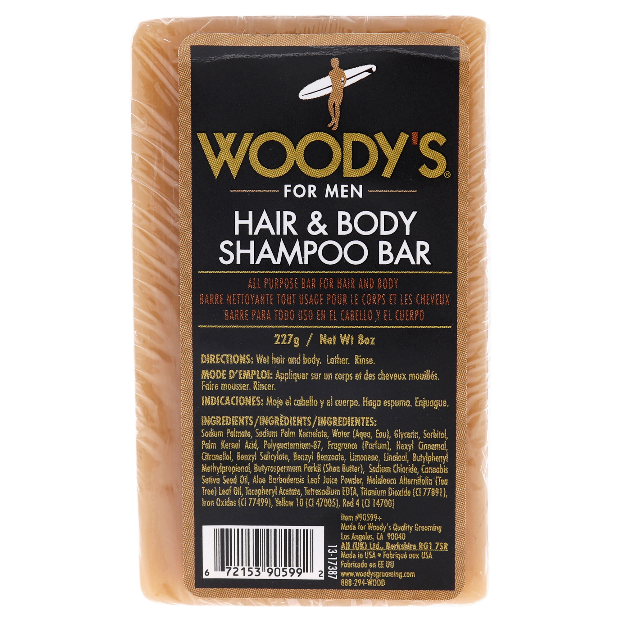 Foto 2 pulgar | Shampoo Woody's Corporal de 227 g-Venta Internacional