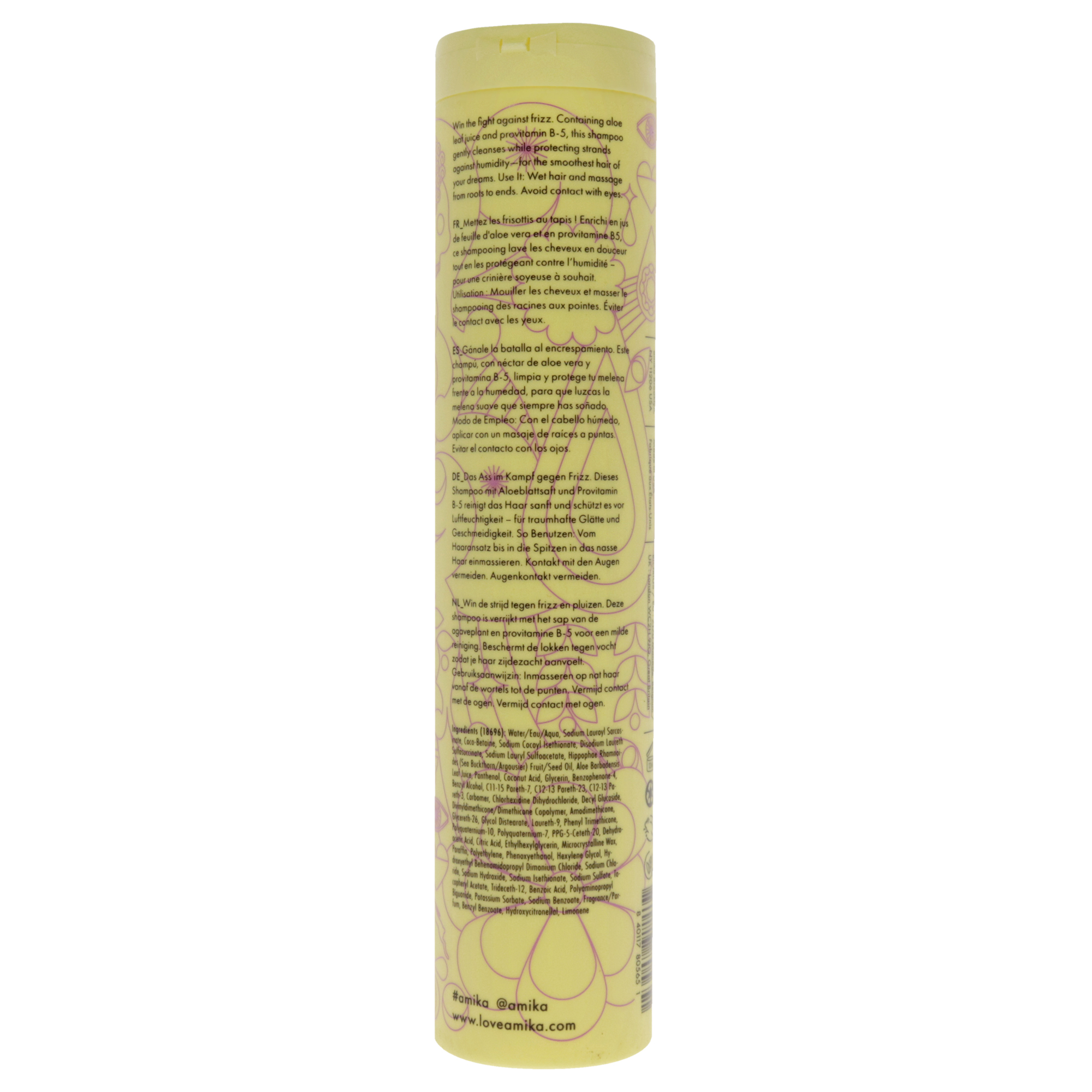 Foto 3 pulgar | Champú Amika Velveteen Dream Smoothing 250 ml Unisex - Venta Internacional