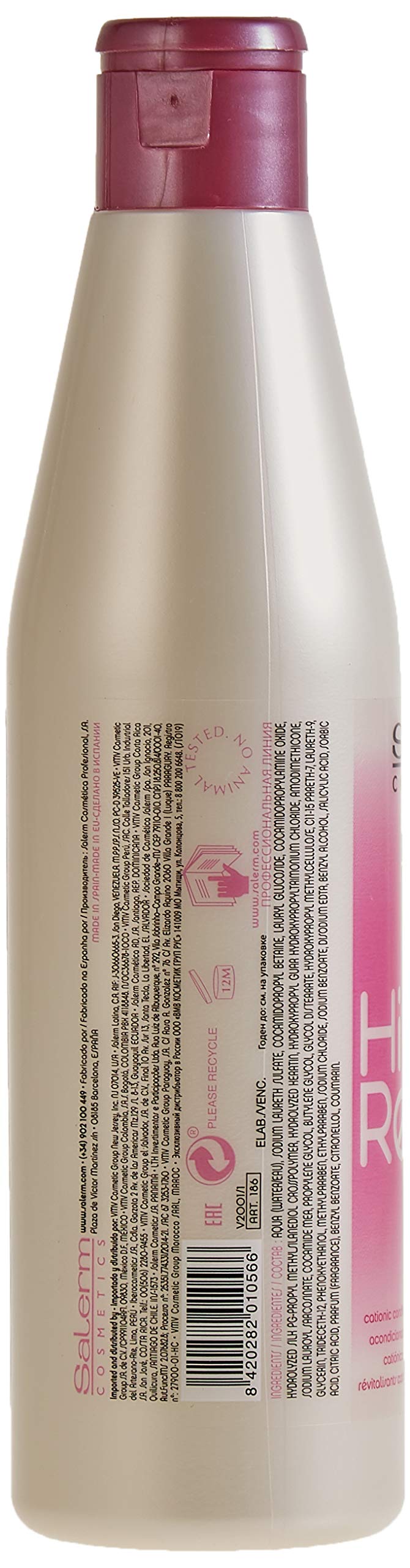 Foto 4 pulgar | Shampoo Salerm Cosmetics 01 Hi Repair 270 Ml - Venta Internacional