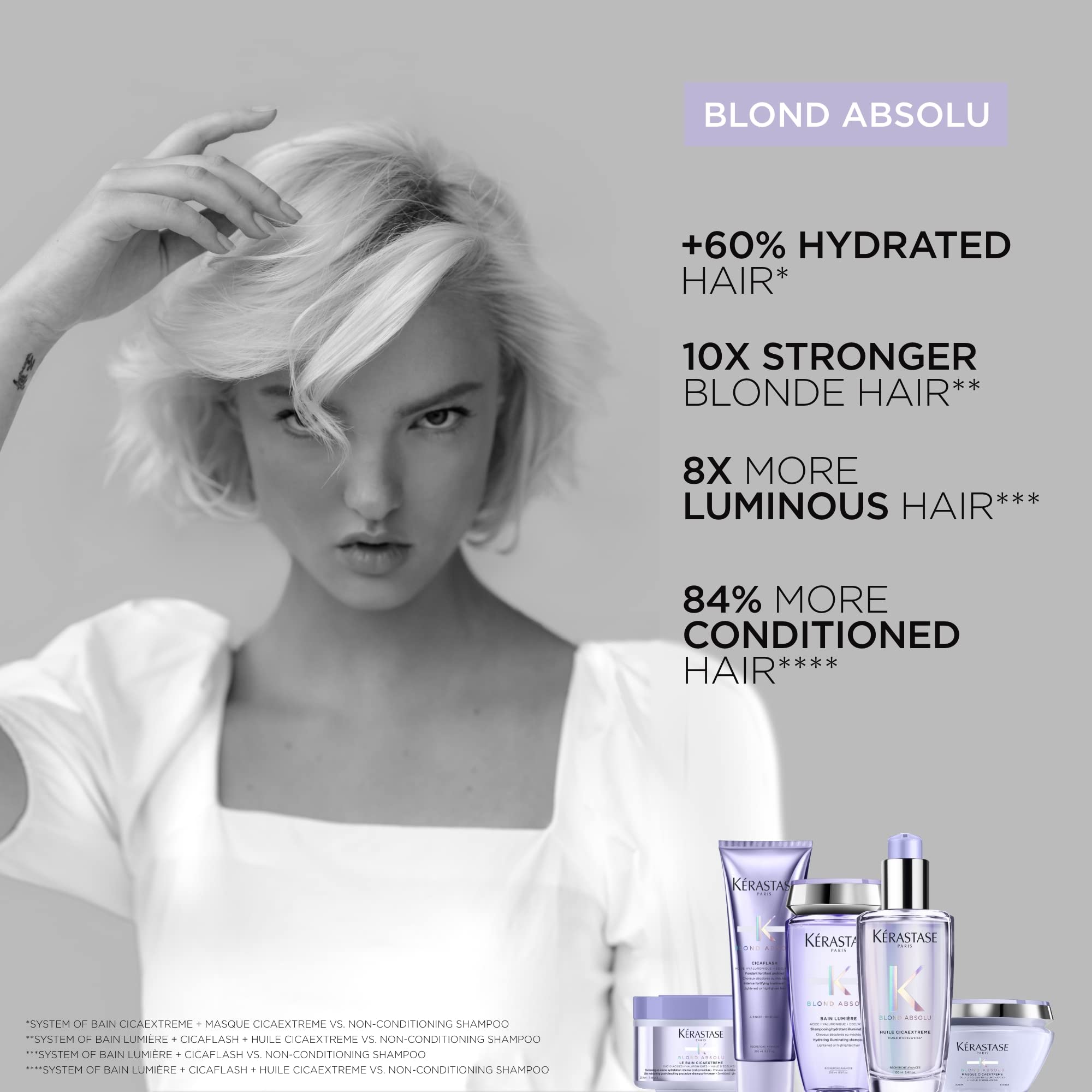 Foto 5 | Champú Kerastase Blond Absolu Bain Ultraviolet 250 Ml - Venta Internacional