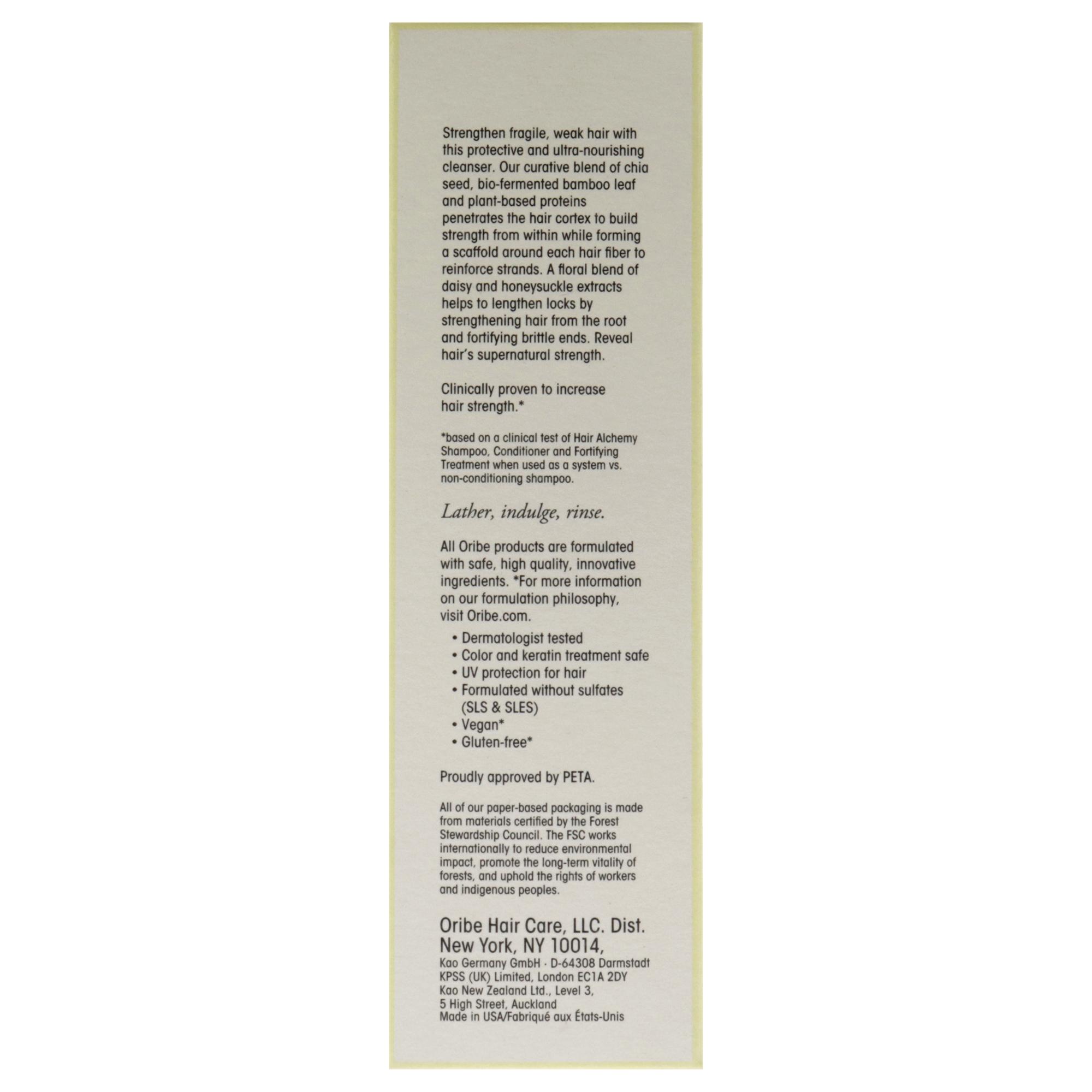 Foto 7 pulgar | Champú Oribe Hair Alchemy Resiliance 250 ml para Mujer - Venta Internacional