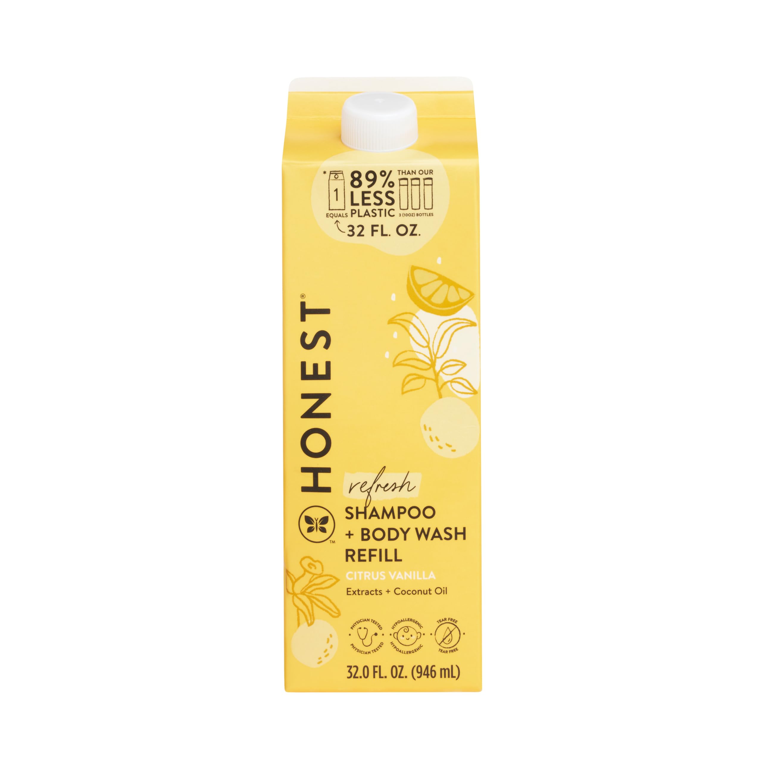 Recambio Champú Limpiador y Gel de Baño 2 en 1 The Honest Company 960 ml