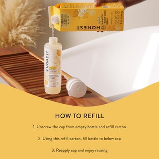 Foto 6 | Recambio Champú Limpiador y Gel de Baño 2 en 1 The Honest Company 960 ml