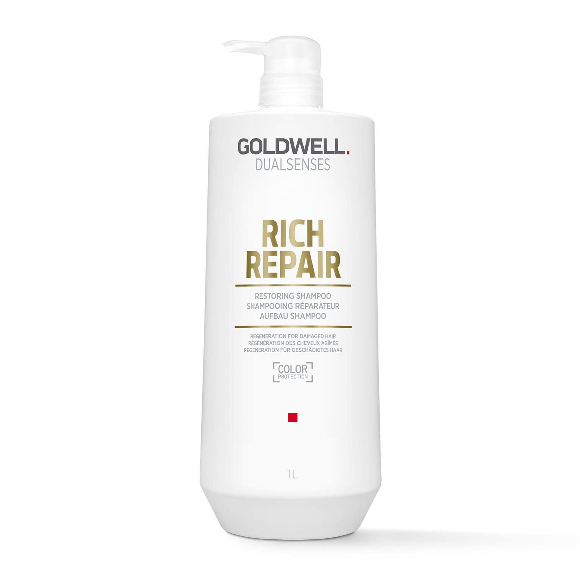 Foto 2 pulgar | Champú Goldwell Dualsenses Rich Reparación Restauración 1 L - Venta Internacional