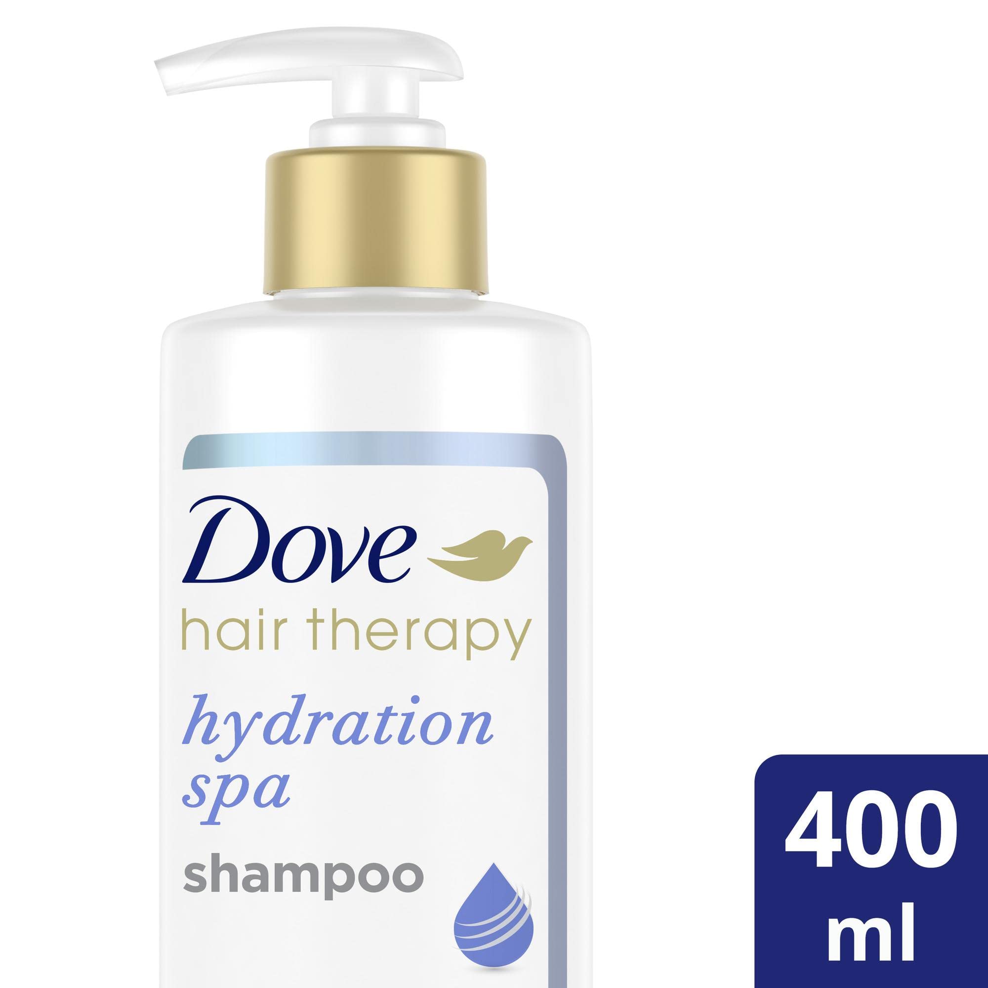Foto 3 pulgar | Champú Dove Hair Therapy Hydration Spa De 400 Ml Para Cabello Seco - Venta Internacional