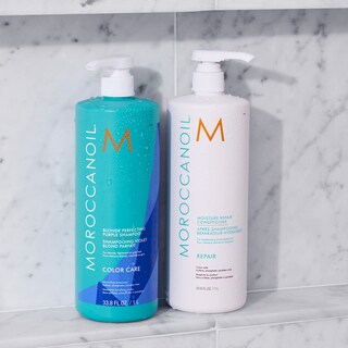 Foto 6 | Shampoo Moroccanoil Blonde Perfecting Purple 1l - Venta Internacional