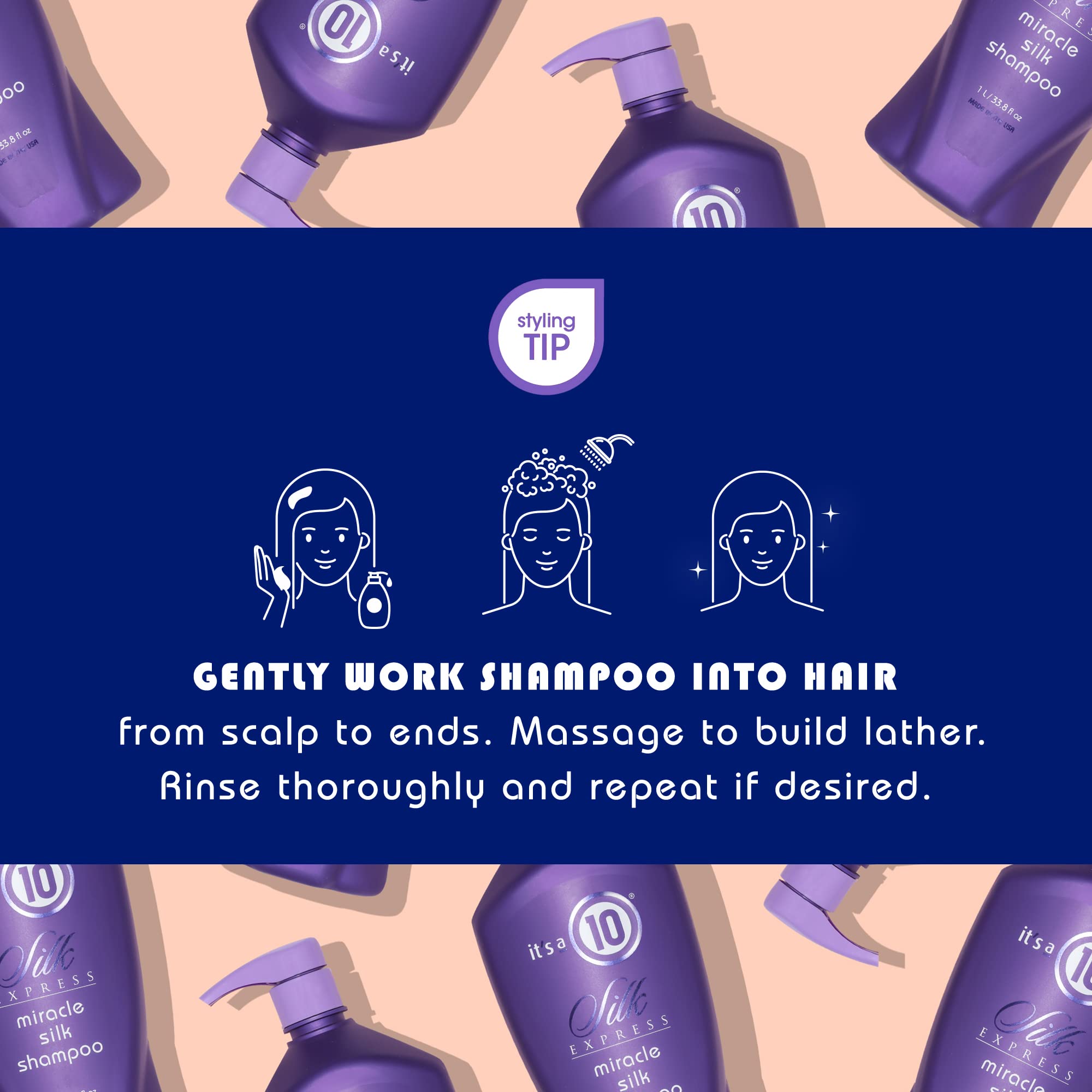 Foto 5 pulgar | Shampoo It's a 10 Haircare Silk Express 1 L-Venta Internacional