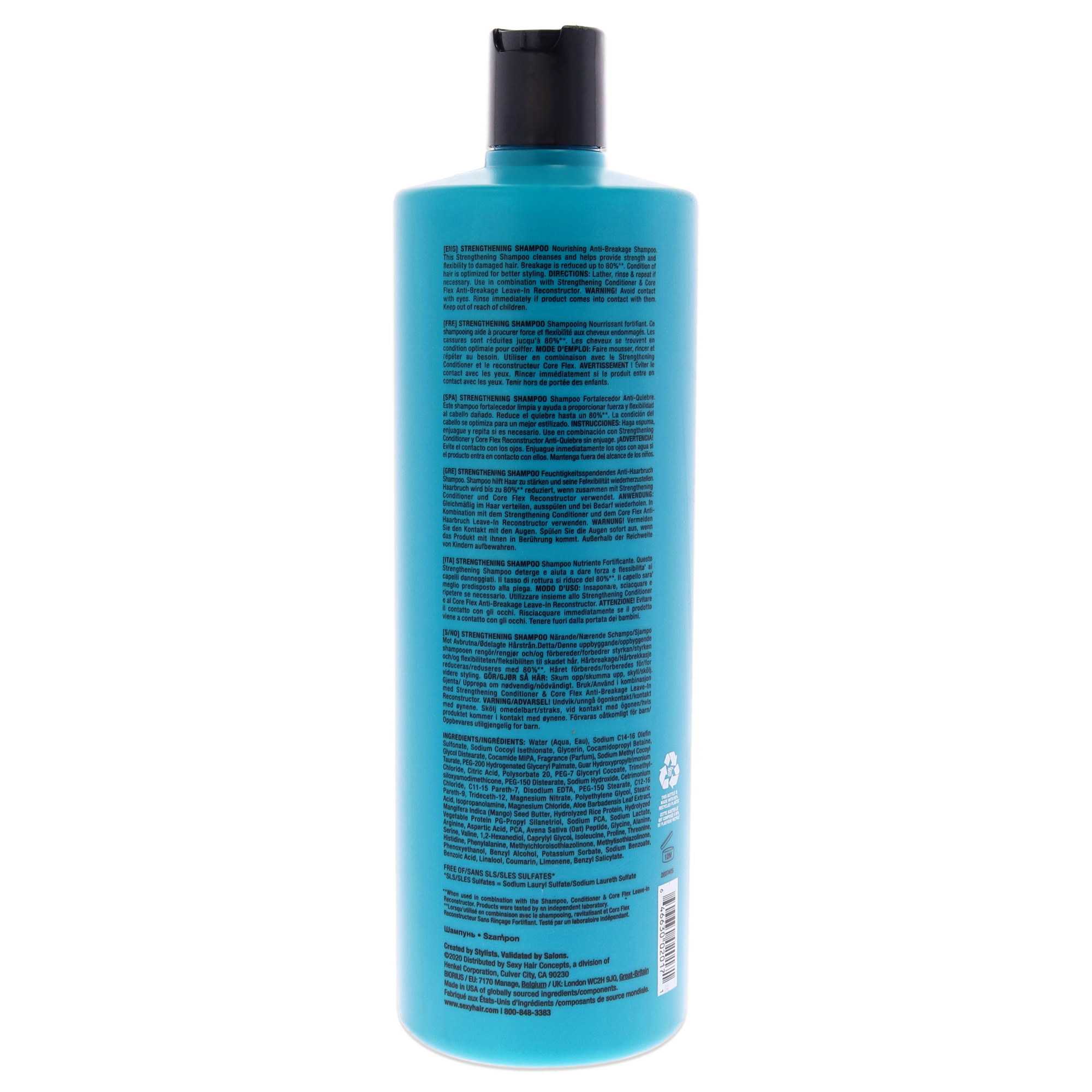 Foto 3 pulgar | Champú SexyHair Healthy Sexy Hair Strength 1 L - Venta Internacional