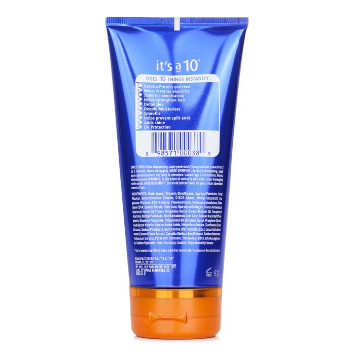 Foto 5 pulgar | Acondicionador It's A 10 Miracle Deep Plus Keratin 300 Ml - Venta Internacional
