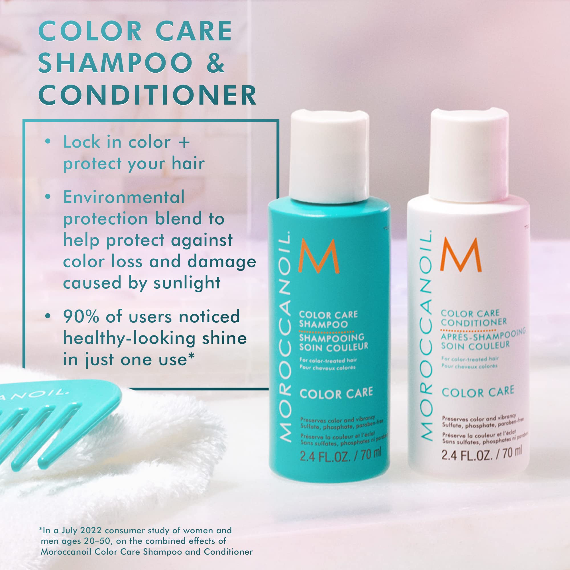 Foto 3 pulgar | Shampoo Moroccanoil Color Care Travel 70 Ml - Venta Internacional