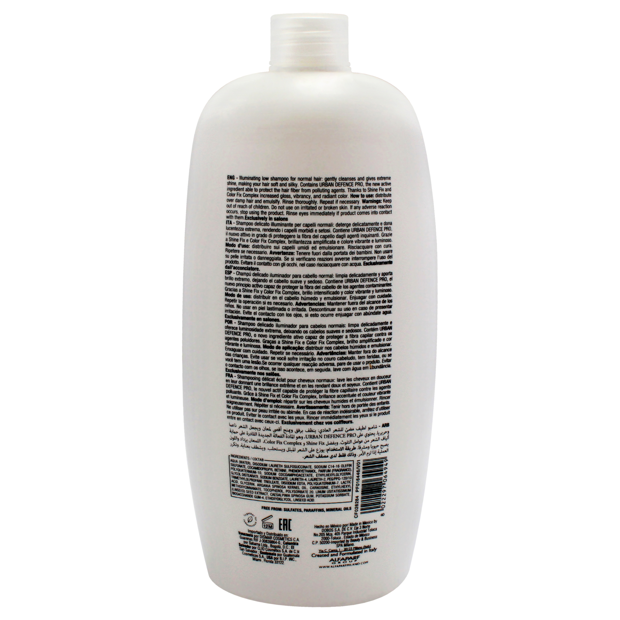 Foto 3 pulgar | Shampoo Alfaparf Milano Semi Di Lino Low Unisex 1 Litro - Venta Internacional