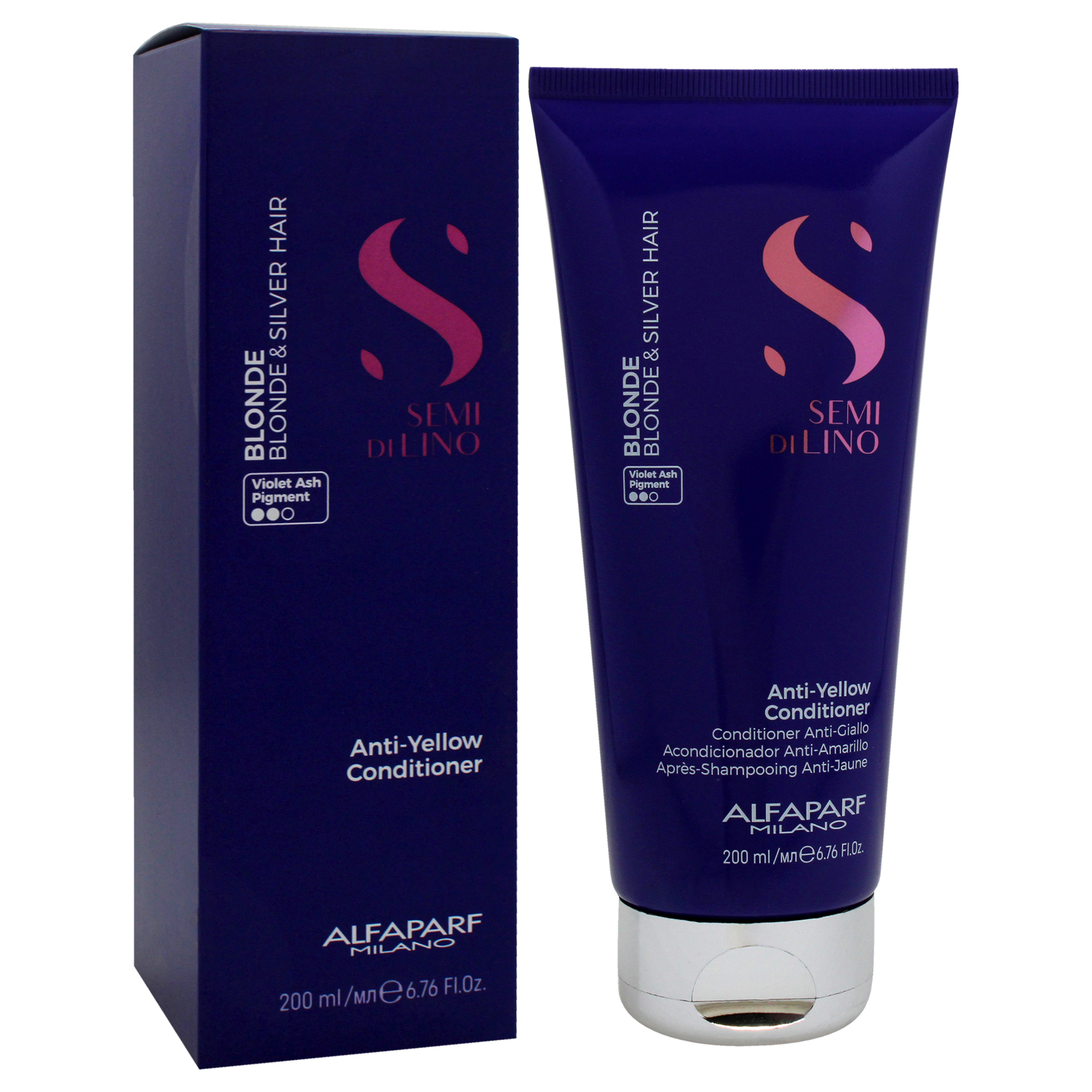 Foto 4 pulgar | Acondicionador Alfaparf Milano Semi Di Lino Blonde 200 Ml - Venta Internacional