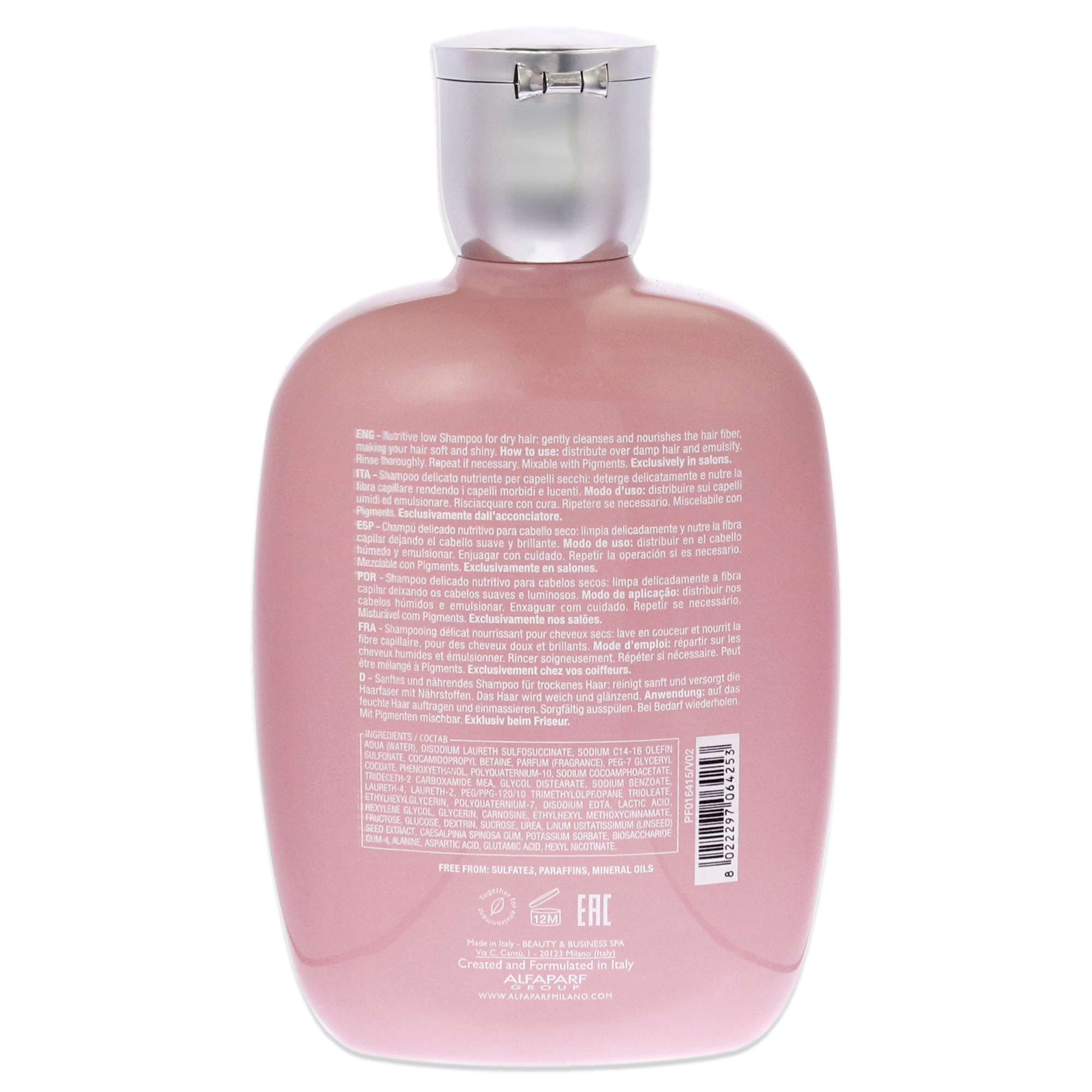 Foto 2 | Shampoo Alfaparf Milano Semi Di Lino Nutritivo 250 Ml Unisex - Venta Internacional