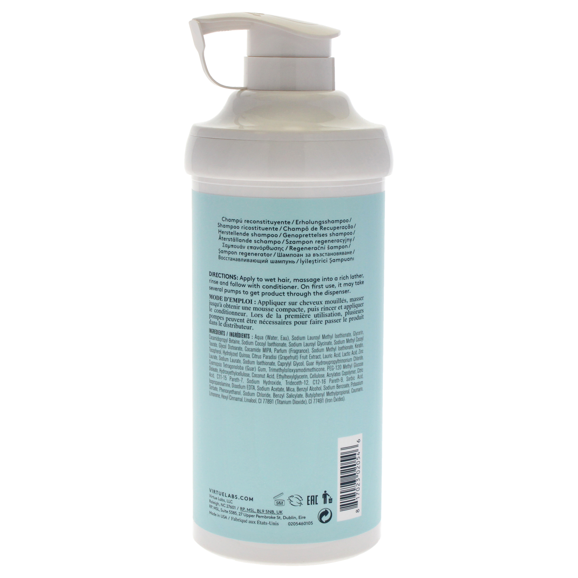 Foto 3 pulgar | Shampoo Recovery Virtue 500 Ml Unisex - Venta Internacional