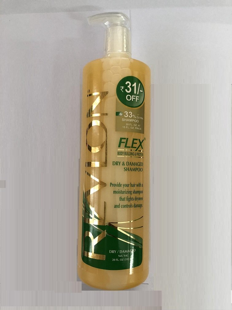 Champú Revlon Flex Dry Damaged Body Building 592 Ml - Venta Internacional.