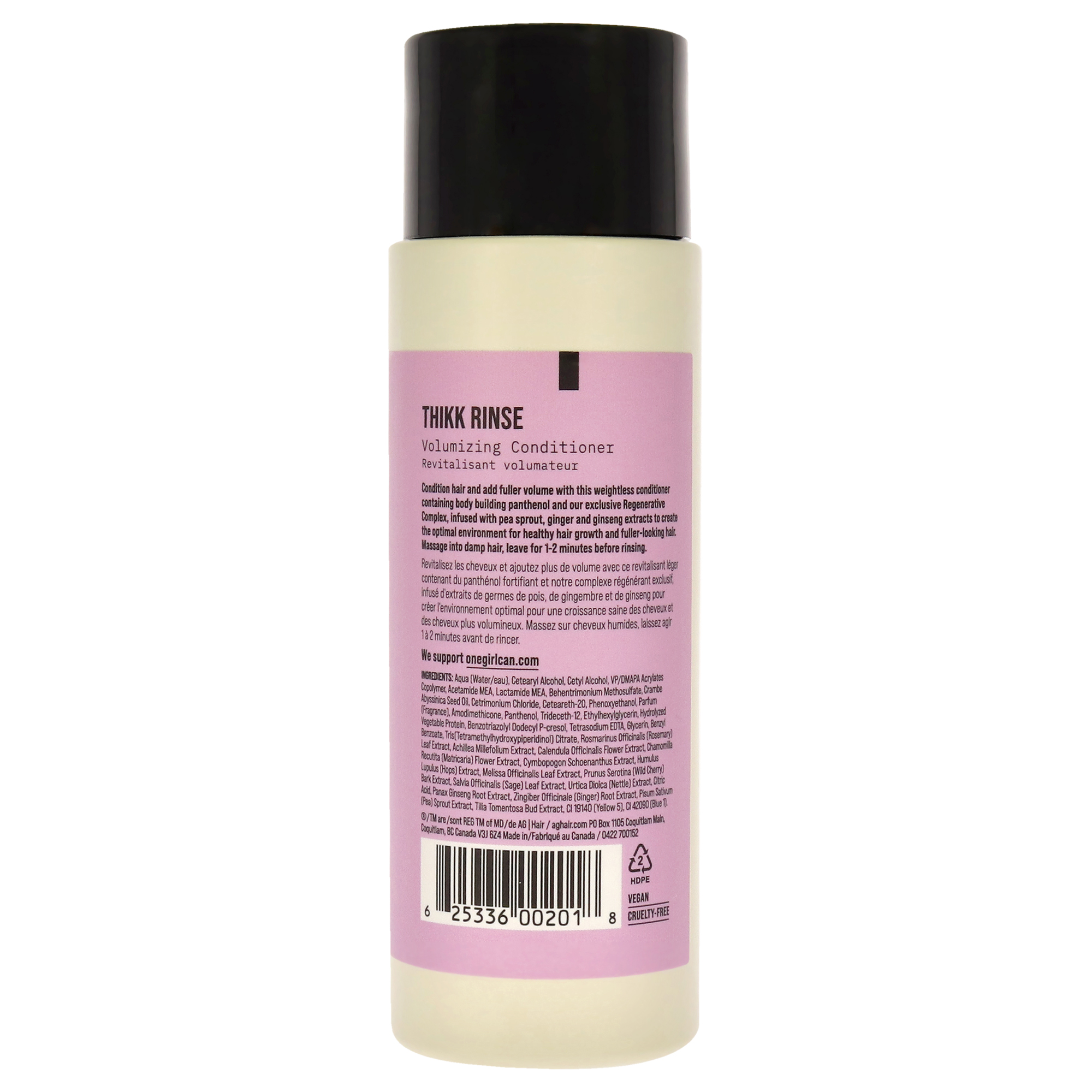 Foto 3 pulgar | Acondicionador Ag Hair Cosmetics Thikk Rinse, Voluminizador, 240 Ml - Venta Internacional.