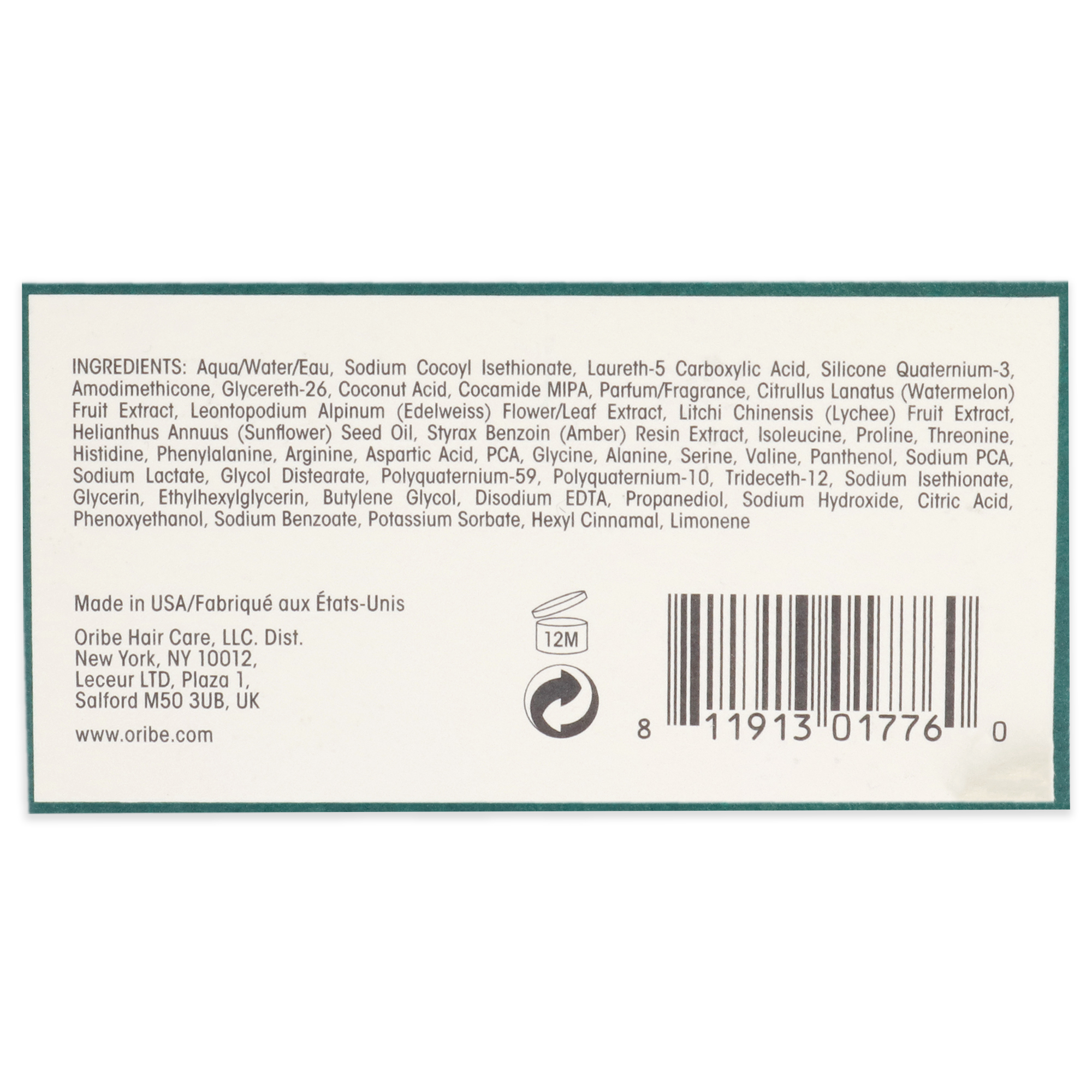 Foto 5 | Champú Oribe Moisture Control Unisex 250 Ml - Venta Internacional.