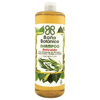 Foto 1 | Shampoo Anticaída Baño Botánico 1 Litro Con Extracto De Romero, Espinosilla, Ortiga Y Nogal