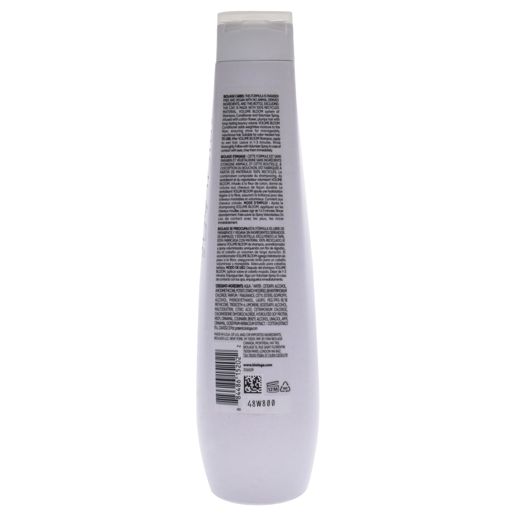 Foto 3 | Acondicionador Matrix Biolage Volumebloom Para Cabello Fino 400 Ml - Venta Internacional.