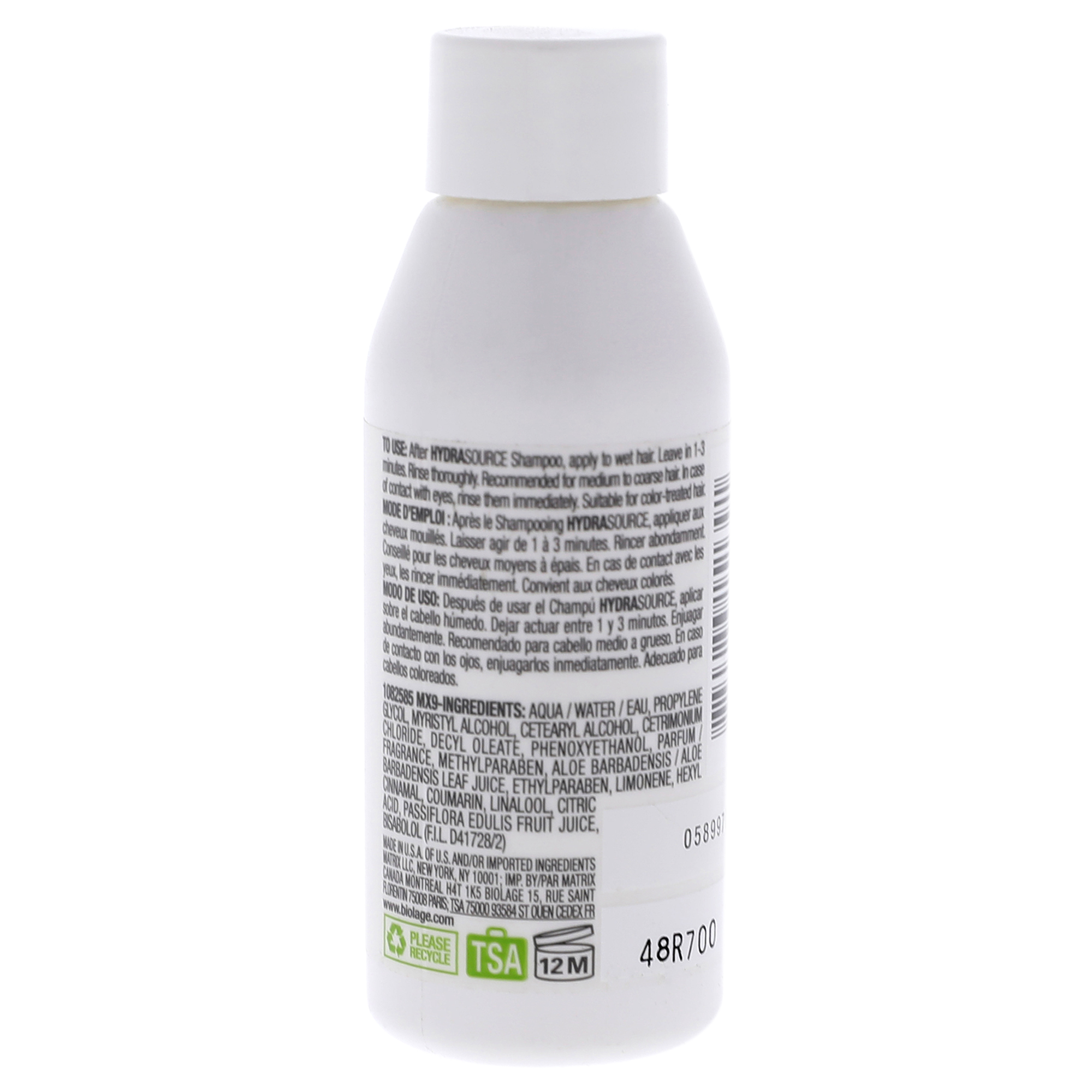 Foto 4 pulgar | Acondicionador Matrix Biolage Hydrasource 50 Ml Para Cabello Muy Seco - Venta Internacional.