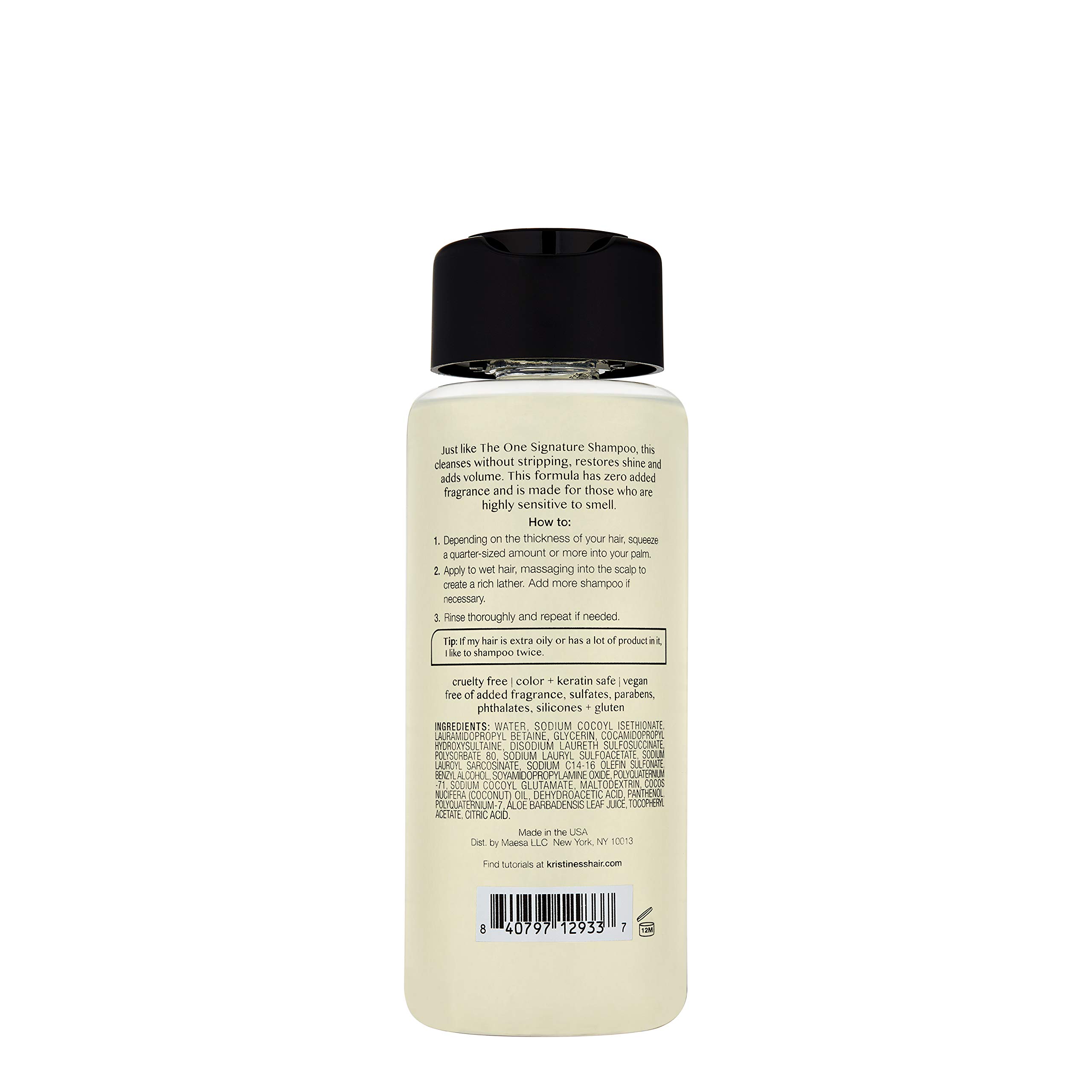 Foto 3 pulgar | Champú Kristin Ess Para Limpieza Diaria Sin Fragancia Para El Cabello, 300 Ml - Venta Internacional.