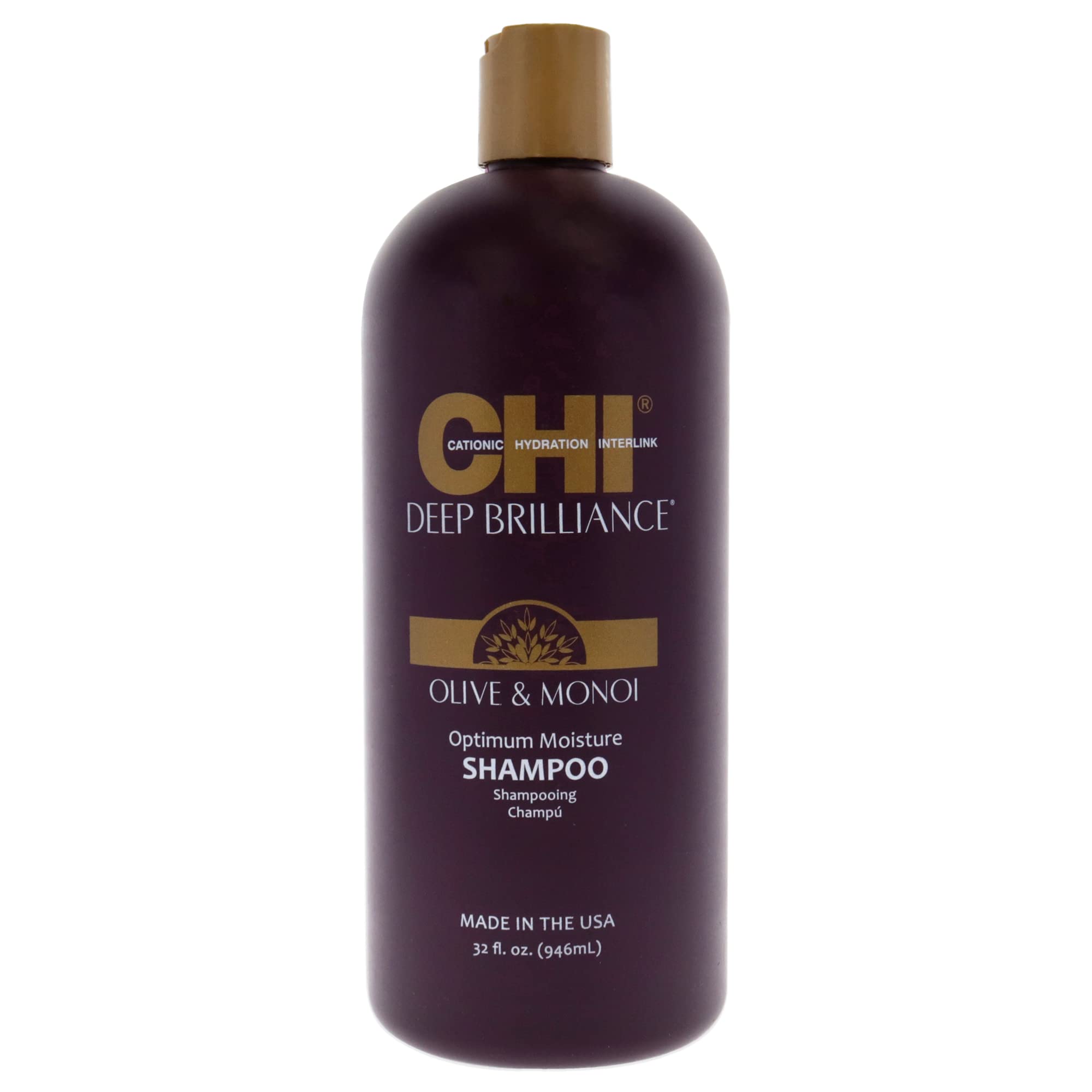 Foto 1 | Champú Chi Deep Brilliance Oliva Y Monoi Optimum Moisture 960 Ml - Venta Internacional.